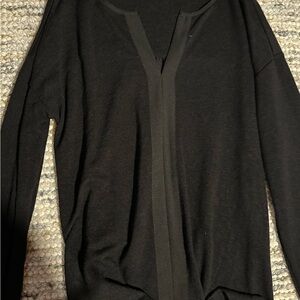 Sanctuary Women's Black Zip-Up Top